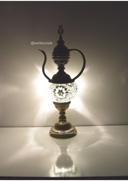 Karlıkturistik Otantik Ibrik Hediyelik Eşya Gece Lambası Model 16