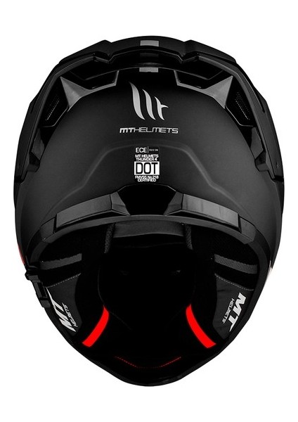 Thunder 4 Sv Solid A1 Matt Black Şeffaf Vizörlü Kask