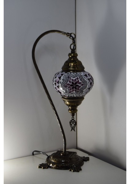 Karlıkturistik Mozaik Lamba Abajur ,Mozaik Masa Lambası Osmanlı Türk Mozaik Kuğuboynu Lamba Model17 fiyatları