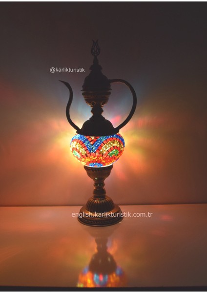 Karlıkturistik Otantik Ibrik Hediyelik Eşya Gece Lambası Model 14