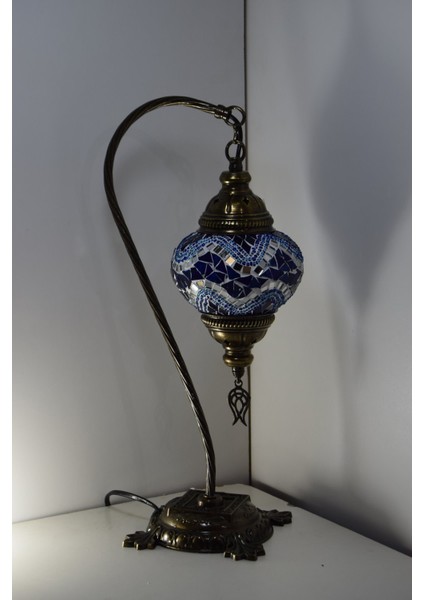Karlıkturistik Mozaik Lamba Abajur ,Mozaik Masa Lambası Osmanlı Türk Mozaik Kuğuboynu Lamba Model13 fiyatları