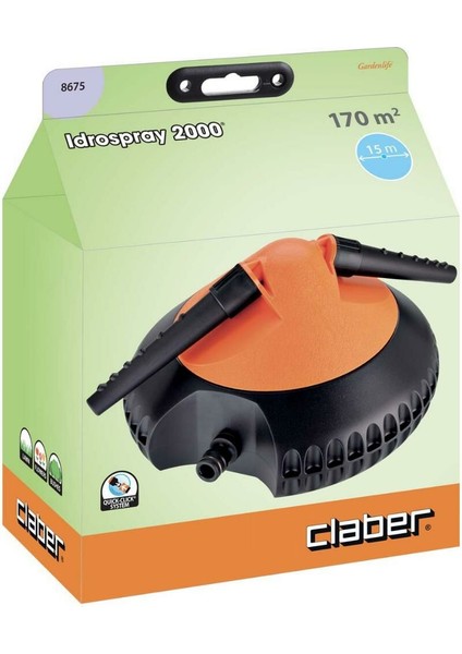 Idrosprey 2000 Fıskiye Tablalı Claber 8675