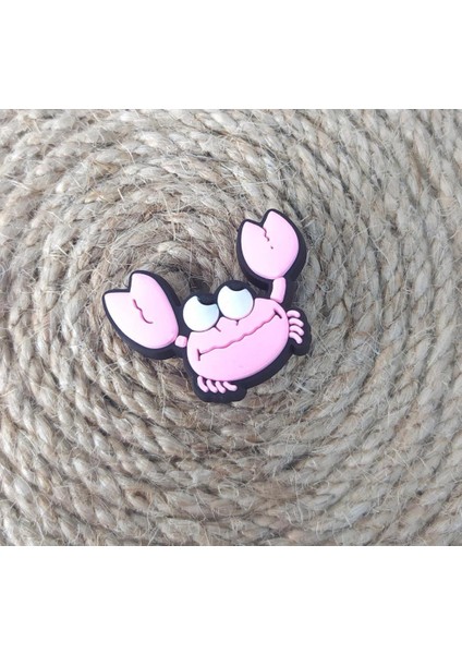 Terlik Ayakkabı Sandalet Tokası Silikon Yengeç Terlik Süsü Aksesuar