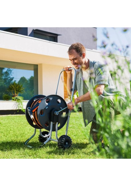 Hortum Makarası Tekerli Metal 60 85 Mt Claber 8891 modelleri