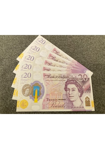 Aykar Hediyelik 1 Deste 20 Sterlin Banknot Pound Para Geçersiz Paralar