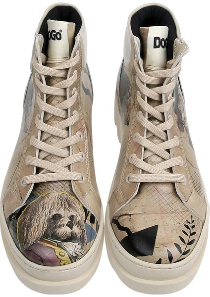 Kadın Vegan Deri Bej Bot - Awesome Tasarım