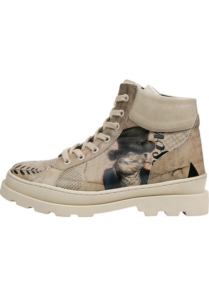 Kadın Vegan Deri Bej Bot - Awesome Tasarım fiyatları