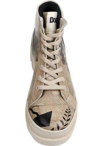 Kadın Vegan Deri Bej Bot - Awesome Tasarım fırsatları