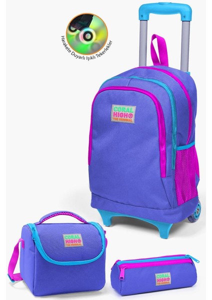 Kids Lavanta Çekçekli 2'li Çanta Seti GOSET0223903