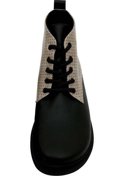 Kadın Vegan Deri Siyah Bilekte Bot - Minima Butterfly Tasarım fırsatları