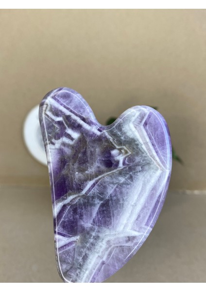 Gua Sha Ametist Doğaltaş