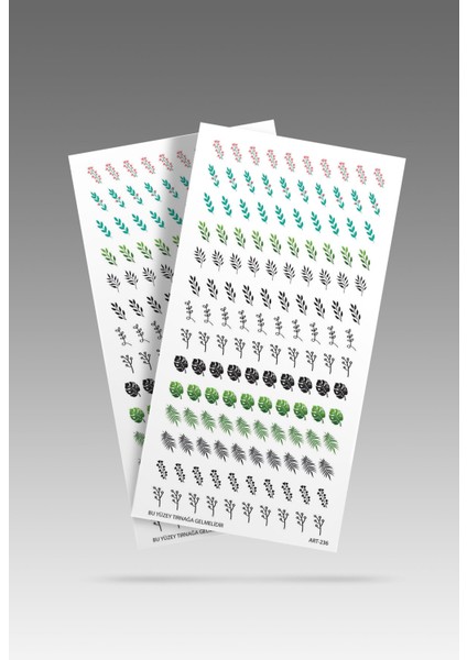 2' Li Leaf Tırnak Dövmesi, Tırnak Sticker, Nail Tattoo, Nail Art fiyatları