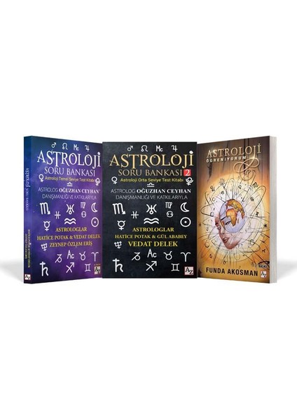 Astroloji 3'lü Set -Hatice Potak-Gül Ababey- Vedat Delek & Funda Akosman