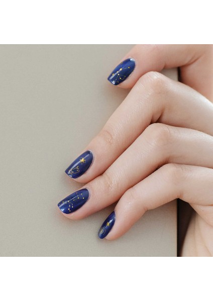 2' Li Yıldız Haritası Tırnak Dövmesi, Tırnak Sticker, Nail Tattoo, Nail Art