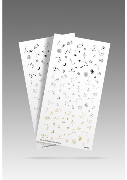 2' Li Yıldız Haritası Tırnak Dövmesi, Tırnak Sticker, Nail Tattoo, Nail Art fiyatları