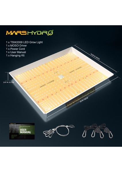 Tsw 2000 LED Bitki Yetiştirme Lambası fırsatları