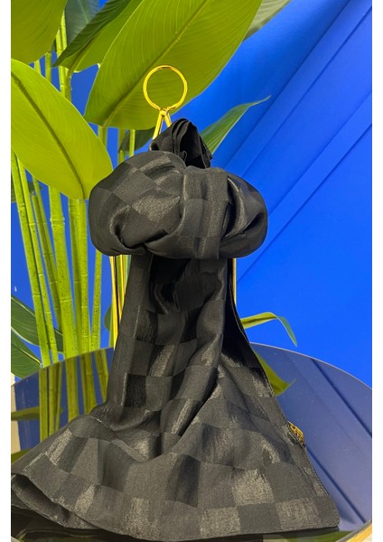 Siyah Invee Şahane Şal 1230