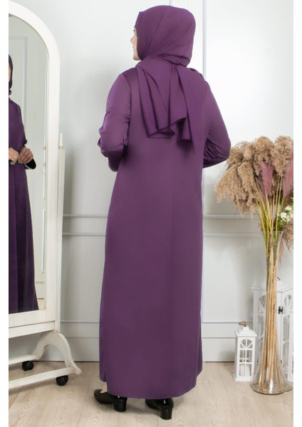 Payet Şeritli Elbise Lila FHM808 fırsatları