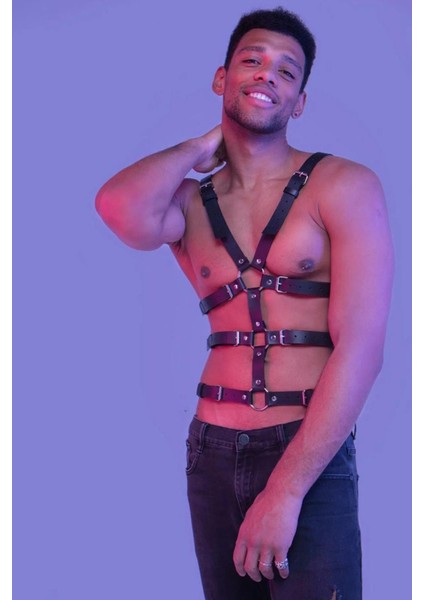 Sınırsız Market Erkek Harness  - Siyah - Tek Ebat
