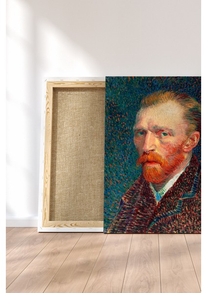 Kanvas Tablo Resim Van Gogh Oto Portre Yağlıboya Duvar Tablosu