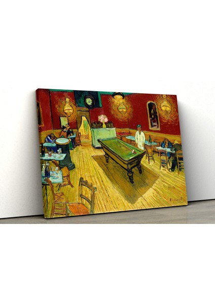Kanvas Tablo Resim Van Gogh Gece Kafesi Duvar Tablosu