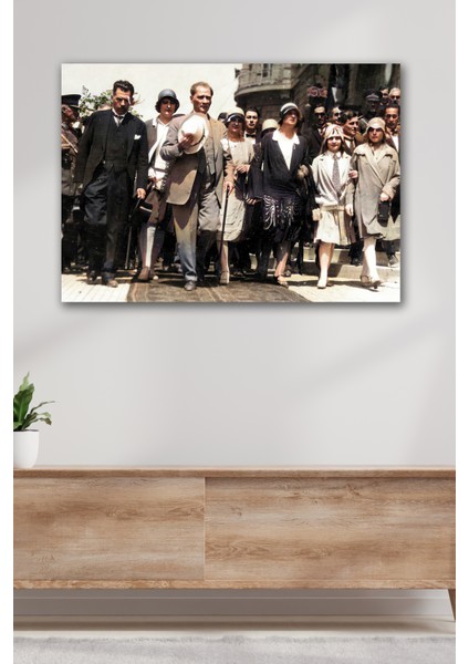 Tablo Kanvas Duvar Tablosu Baskılı Atatürk Tablo Ev Ofis Otel Dekor Hediyelik Tablo Duvar Dekorasyon