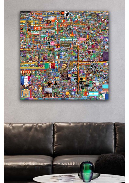 R/place Reddit Kanvas Tablo, Elraenn Twitch Kanvas Tablo, Reddit Savunma Hattı Piksel Savaşları