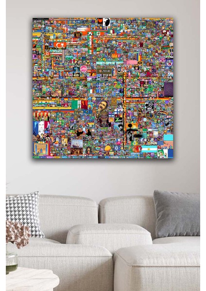 R/place Reddit Kanvas Tablo, Elraenn Twitch Kanvas Tablo, Reddit Savunma Hattı Piksel Savaşları