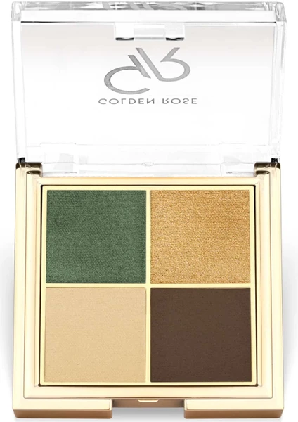 Golden Rose Quattro Eyeshadow Palette No: 02 Royal Jungle - Far Paleti - 8691190516208