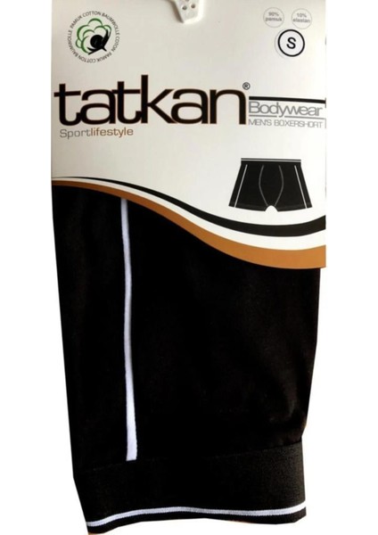 Tatkan Erkek Penye Biyeli Boxer - 6 Adet