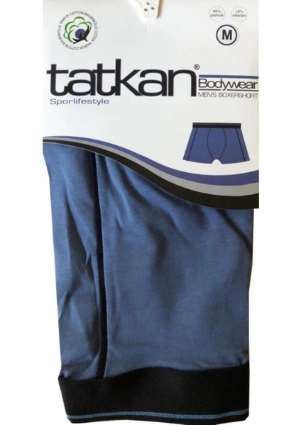 Erkek Penye Biyeli Boxer - 6 Adet