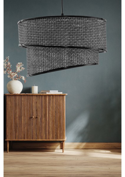 Hasır Julien Siyah Avize