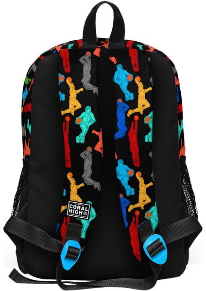 Kids Siyah Basketbol Desenli 2'li Okul Çanta Seti SET0223471 indirimleri