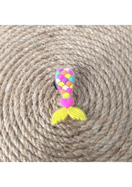 Terlik Ayakkabı Sandalet Tokası Silikon Deniz Kızı Terlik Süsü Aksesuar