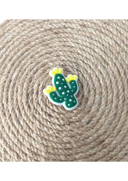 Terlik Ayakkabı Sandalet Tokası Silikon Kaktüs Terlik Süsü Aksesuar