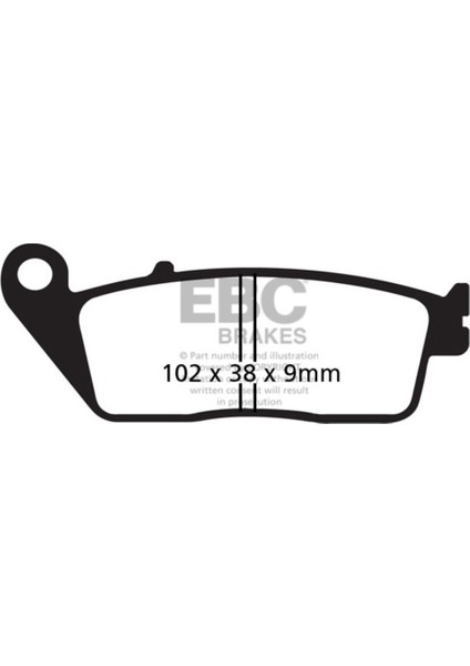 FA142HH Honda ST1100 Pan , Kawasakı Z800 Sınter Ön Fren Balatası