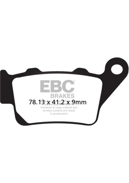 FA213HH Bmw F800 / F850 Arka Fren Balatası