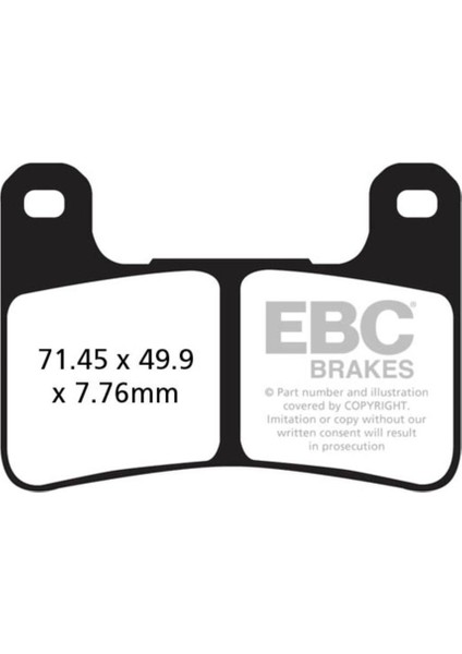 FA379HH Kawasakı ZX10R ,Z1000,VERSYS1000,SUZUKI GSXR600,750,DL1000 Sınter Ön Fr