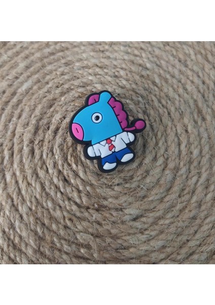 Terlik Ayakkabı Sandalet Tokası Silikon Bts Mang Terlik Süsü Aksesuar