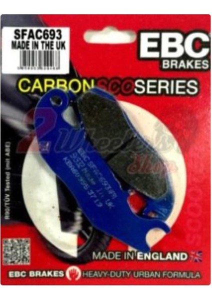 SFAC693 Honda Pcx 125 S (Ww 125 Ak) 18-21 Carbon Ön Fren Balatası