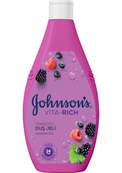 Johnson's Vita-Rich Ahududu Özlü Yenileyici Duş Jeli 400ml fiyatları