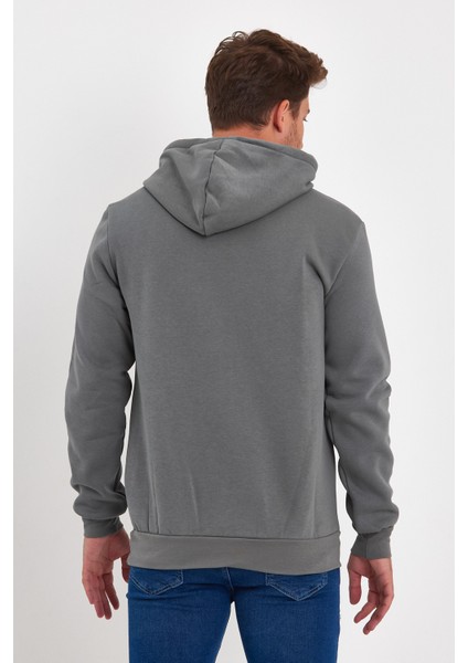 3 Iplik Şardonlu Cepli Kapşonlu Sweatshirt RD24KE055490 indirimleri
