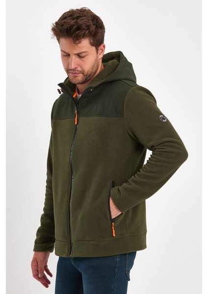 Kapşonlu Fermuarlı Sweatshirt RD24KE056044