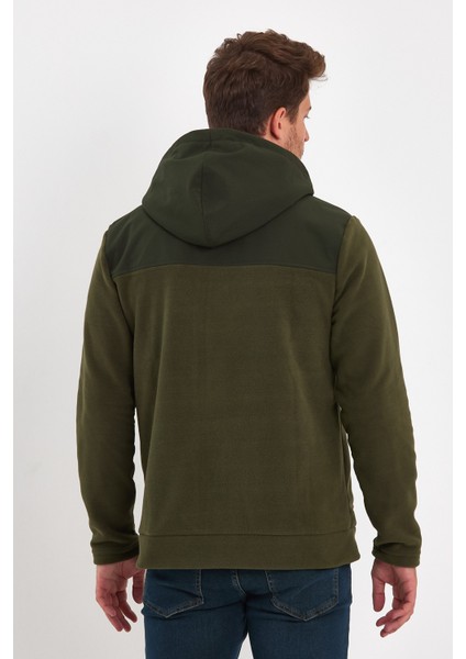 Kapşonlu Fermuarlı Sweatshirt RD24KE056044