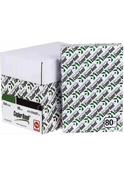 Copier Bond A4 80 g/m² 2.500 Adet Fotokopi Kağıdı (5'li Paket)