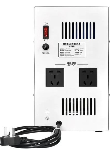 Jjw3 10KV Tek Fazlı Akıllı LCD Hassas Saflaştırılmış Otomatik Voltaj Regülatörü Sabitleyici