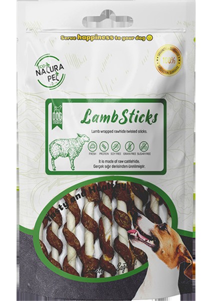 Eco Natura Pet Kuzu Eti Sargılı Kemik Köpek Ödülü 100 gr
