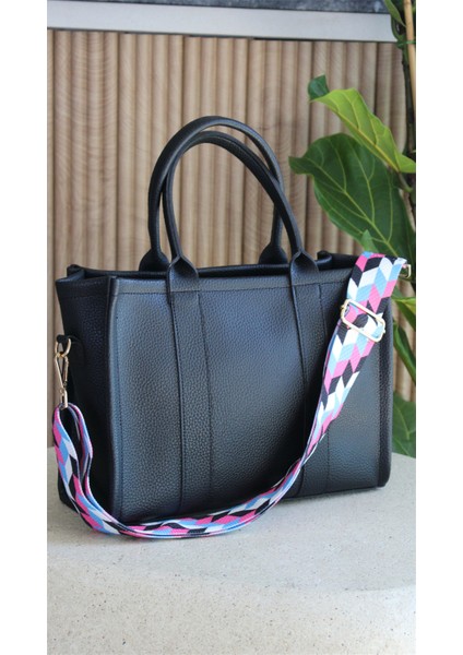 Kadın Siyah Kolon Askılı Deri ve Omuz Çantası Julia fiyatları