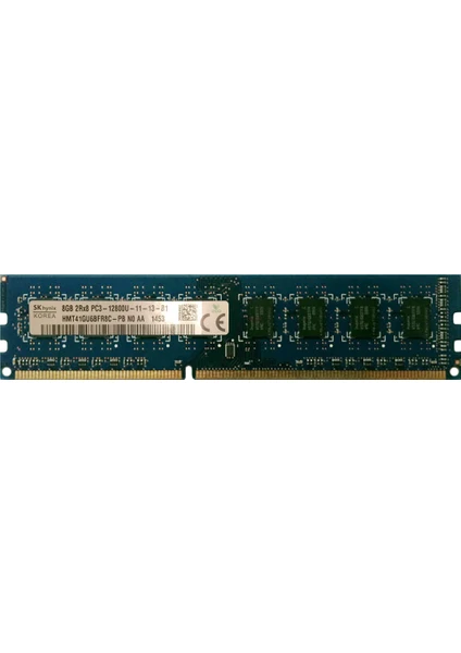 SK Hynix HMT41GU6BFR8C-PB - Sk Hynix 8gb DDR3-1600 Udımm PC3-12800U Masaüstü Ram Bellek