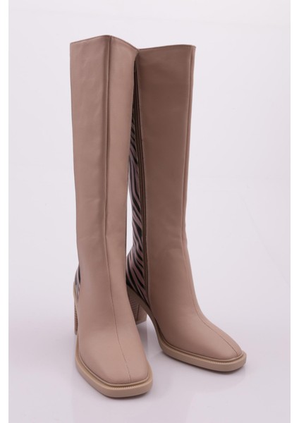 K710-22K Kadin Küt Burun Topuklu Çizme fiyatları